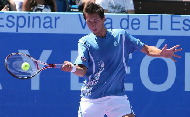 Sergiy Stakhovksy, durante su participación en el torneo de El Espinar en 2008.