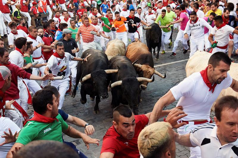 Los astados protagonizan una carrera rápida con algunos momentos de tensión