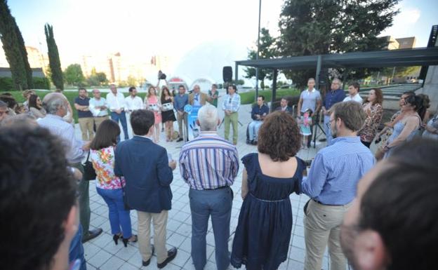 Imagen principal - Homenaje a Miguel Ángel Blanco en Valladolid.