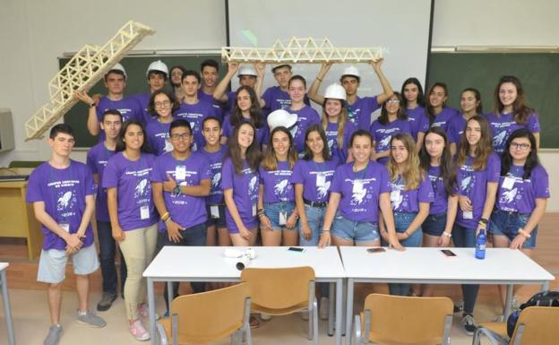 Alumnos del campus científico. 