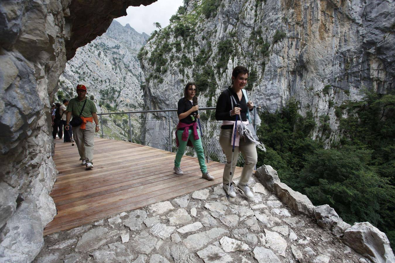 Ruta del Cares en Picos de Europa.