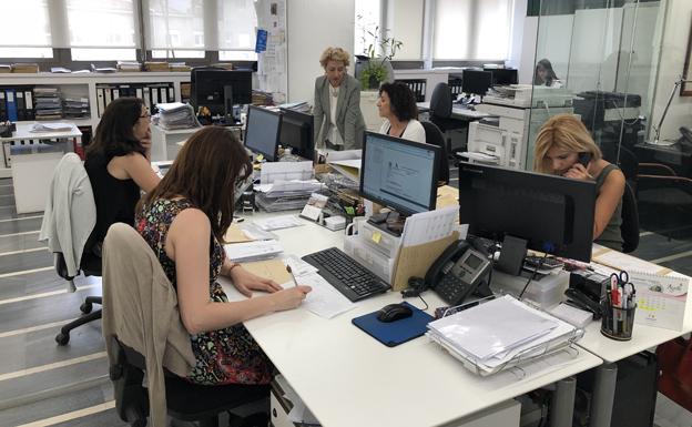 Oficina de la Gestoría González Ortigosa. 