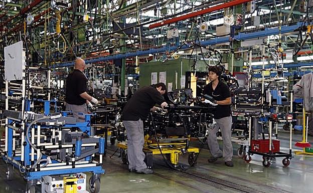 Instalaciones de la fábrica de Nissan en Ávila. 