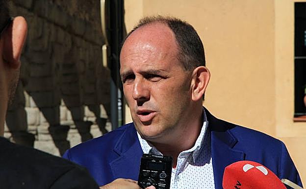 José Luis Aceves, secretario general del PSOE en Segovia. 