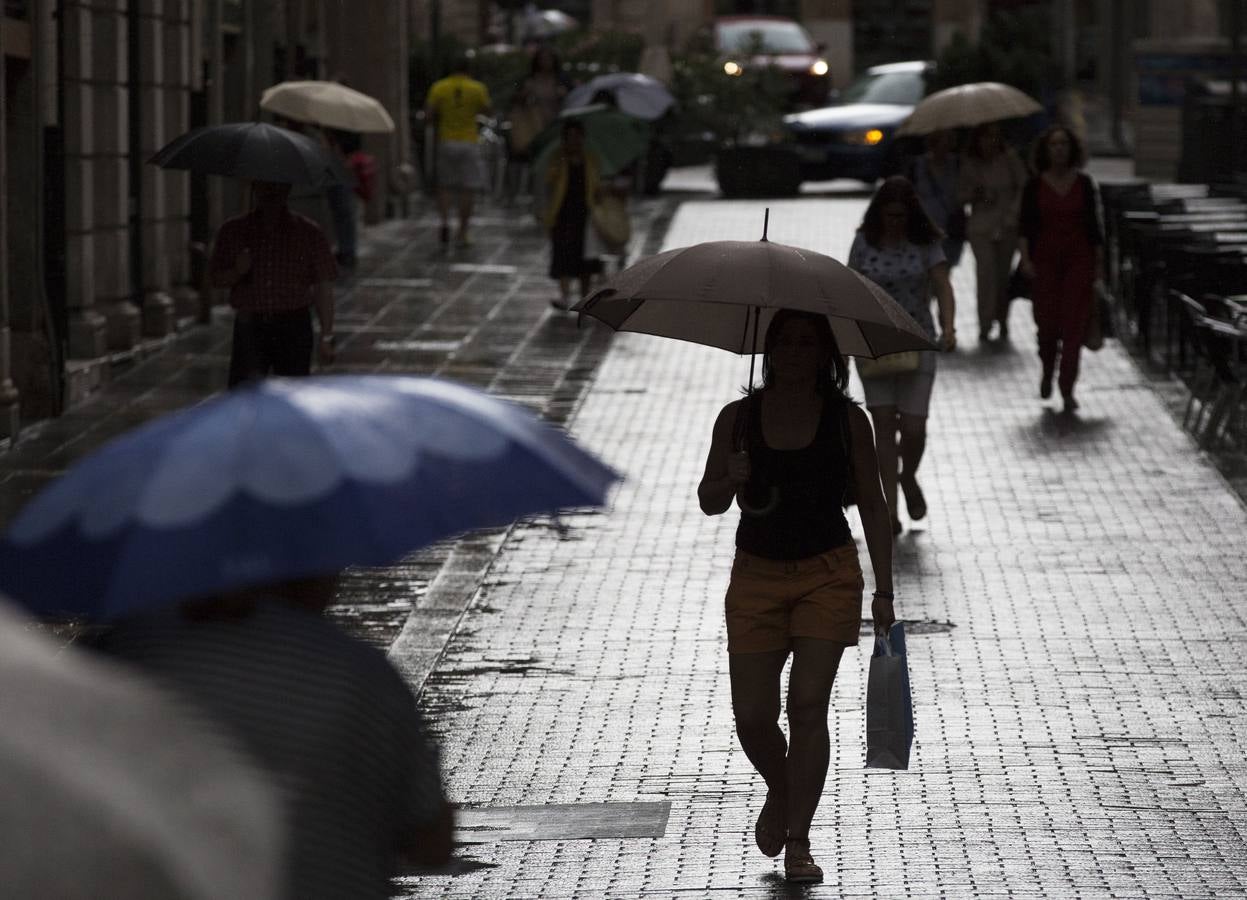 Fotos: Tormenta veraniega en Valladolid