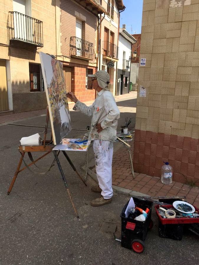 Fotos: Certamen de pintura rápida en Torquemada