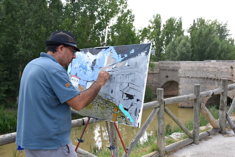Fotos: Certamen de pintura rápida en Torquemada