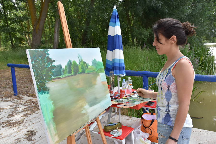 Fotos: Certamen de pintura rápida en Torquemada