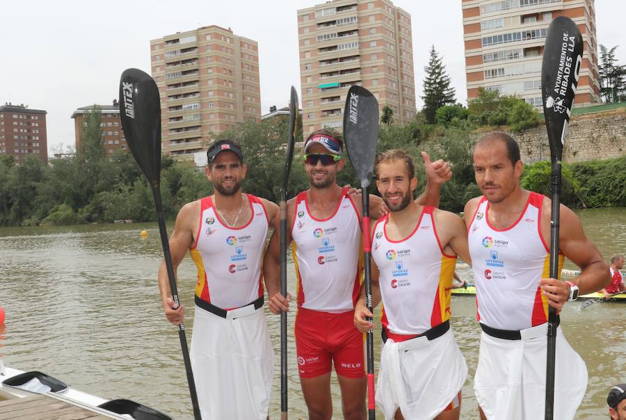 Fotos: Premio de piragüismo K4 en la playa de Las Moreras