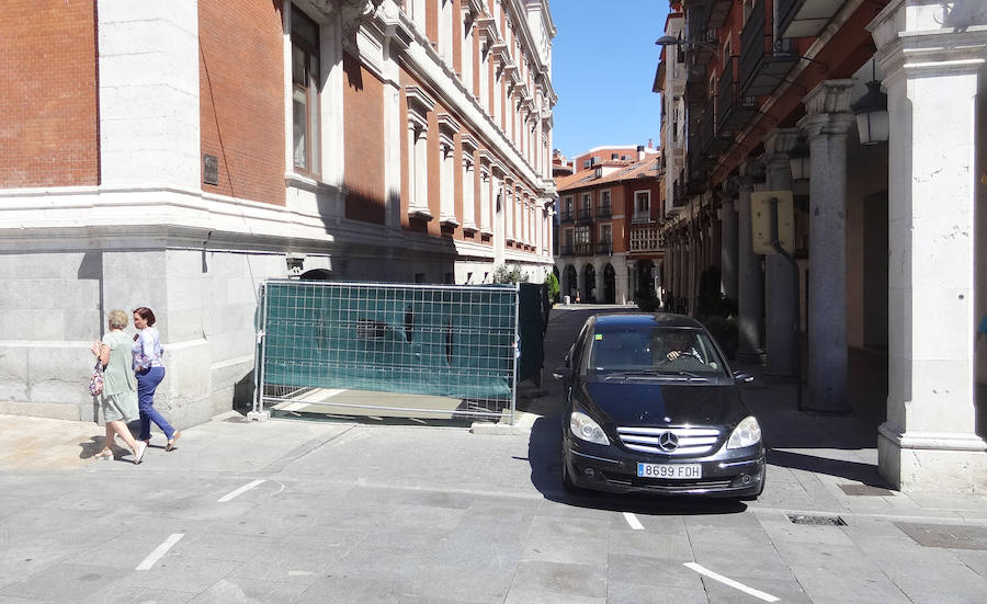 Fotos: Catas de las obras del parking de la Plaza Mayor de Valladolid