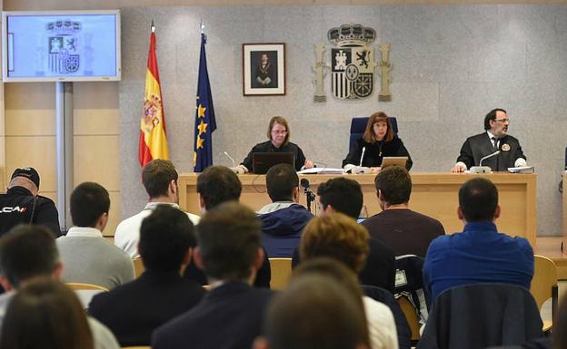 Juicio a los acusados en la Audiencia Nacional.