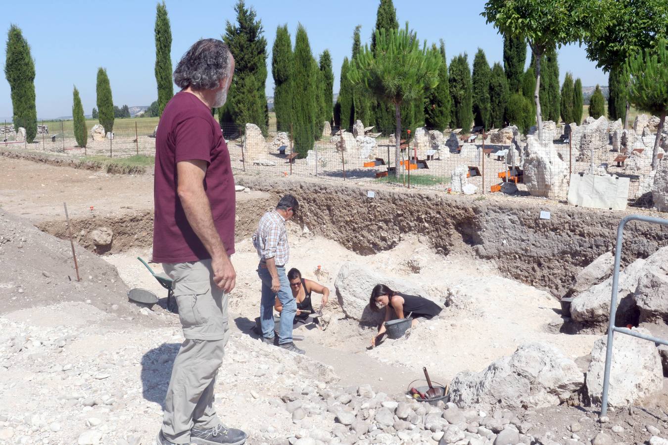 Fotos: Excavaciones en el yacimiento arqueológico de Pintia