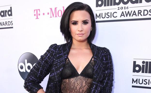 Demi Lovato, en los Premios Billboard 2016. 