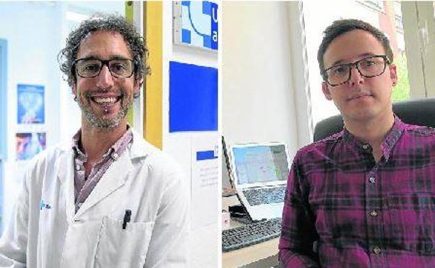Hugo Gonzalo Benito (izquierda) y José Manuel Estrada. 