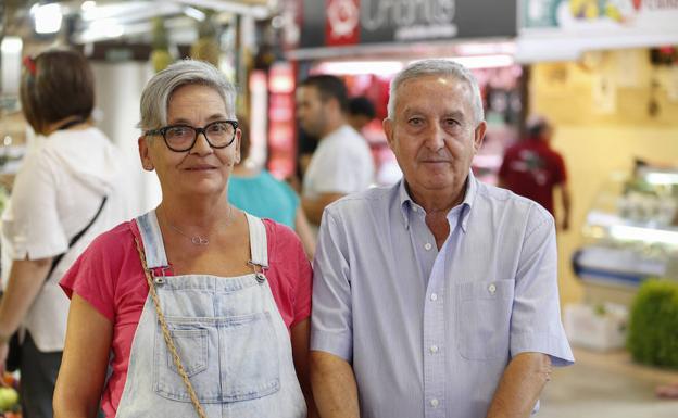 María Dolores Carrero y Julio Lorenzo.