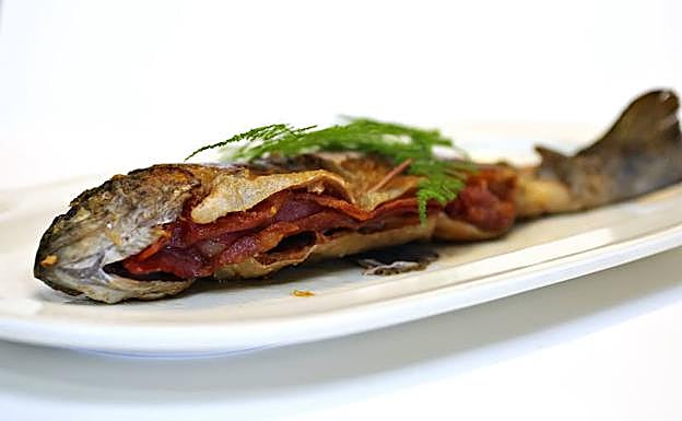 La trucha, parte del paisaje