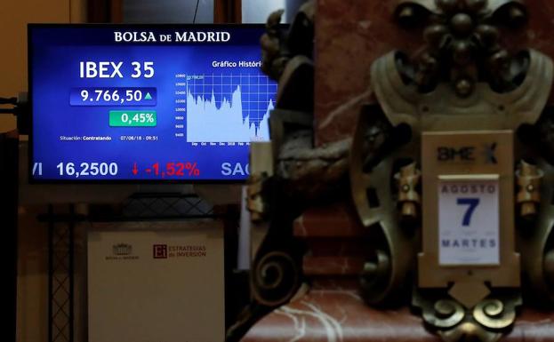 Sede de la Bolsa en Madrid. 