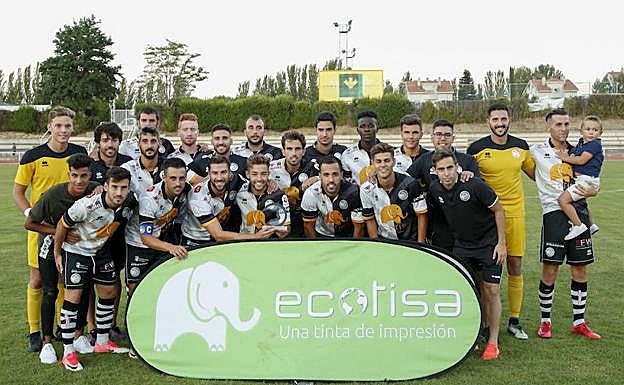 Plantilla de Unionistas ante el Talavera. 