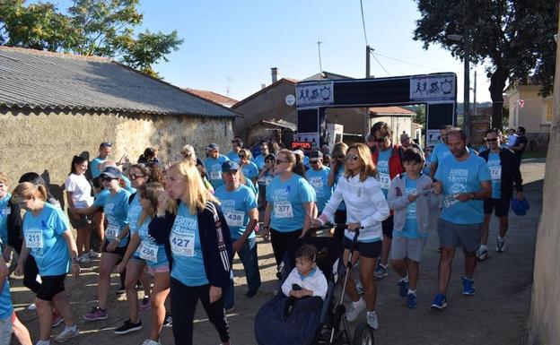 Particiciapntes de lla marcha o paseo saludable