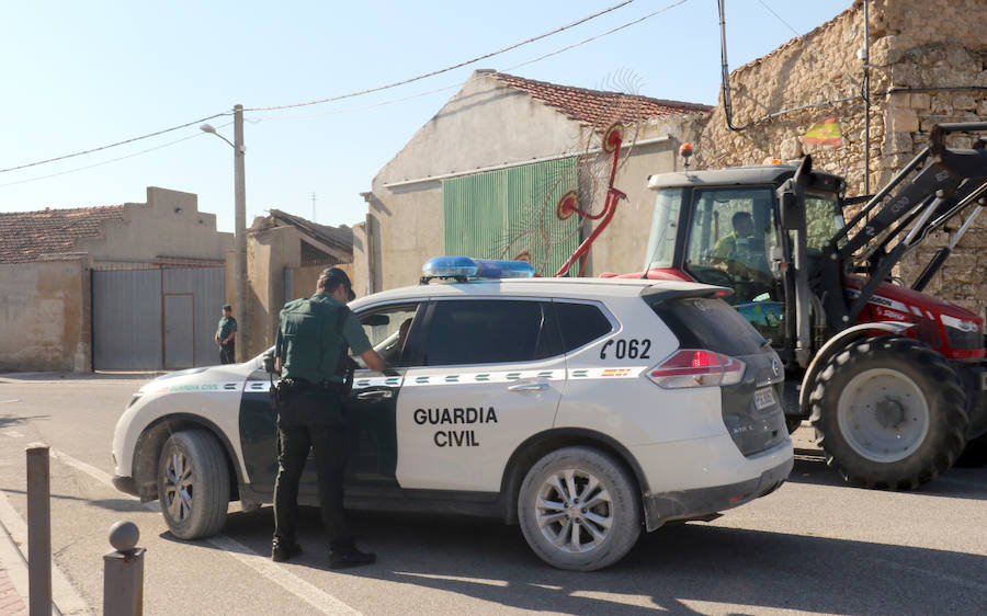Fotos: Un muerto y tres heridos por un tiroteo en el municipio de Castrillo-Tejeriego