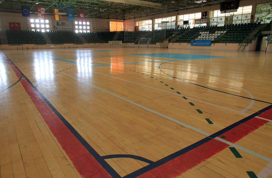 Aspecto actual del parqué del Pedro Delgado.