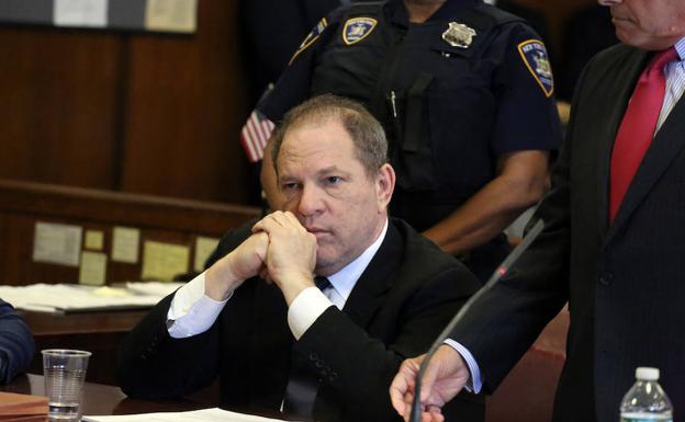 Harvey Weinstein durante un juicio. 
