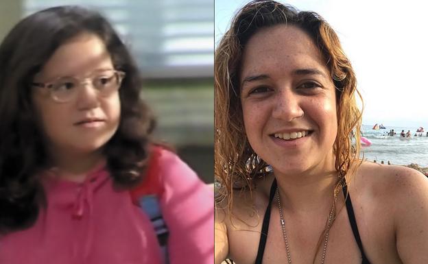 El antes y el ahora de Sara Brasal. 