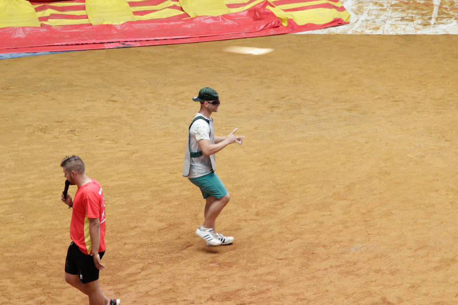 La actividad atrajo a numeroso público hasta la plaza de toros