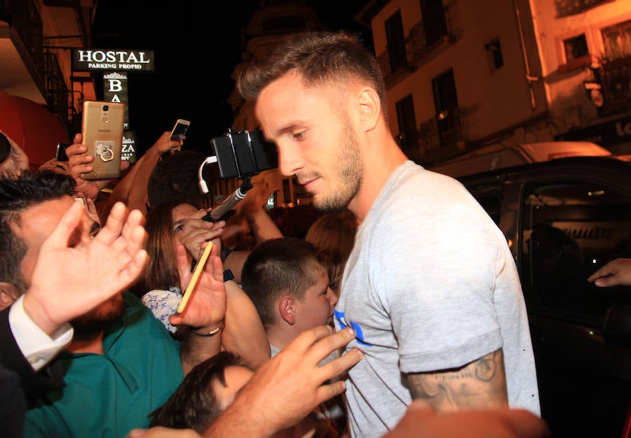 Fotos: El Atlético de Madrid en Segovia