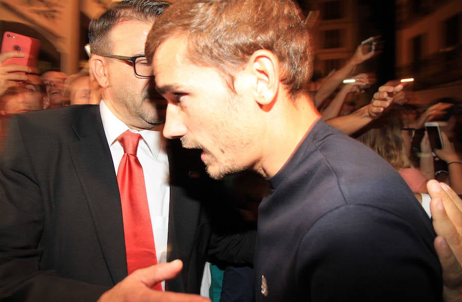 Fotos: El Atlético de Madrid en Segovia