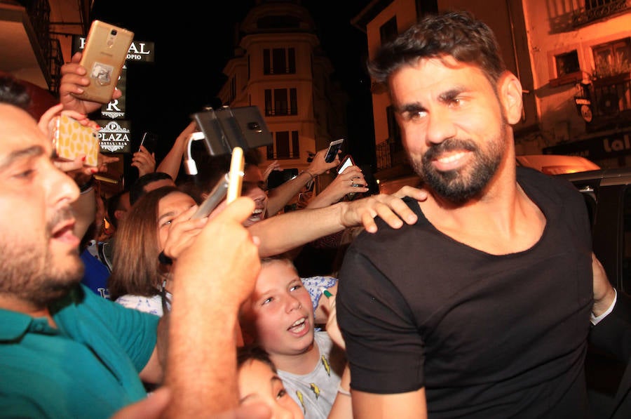 Fotos: El Atlético de Madrid en Segovia