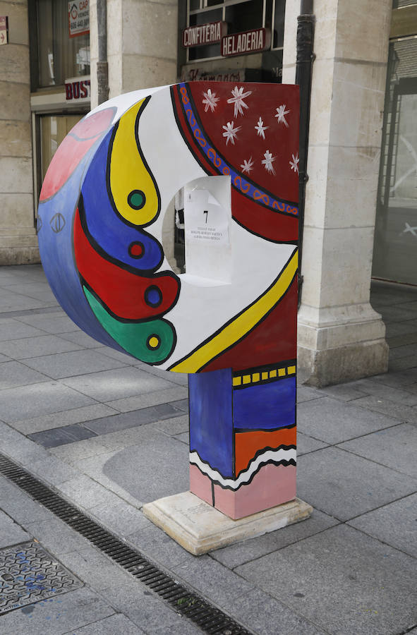 La obra dedicada al Puentecillas realizada por Antón Urreisti se ha llevado el primer premio del concurso 'Palencia con P', valorado con 2.000 euros