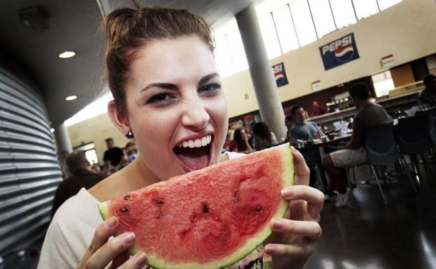 La sandía, una fruta enorme