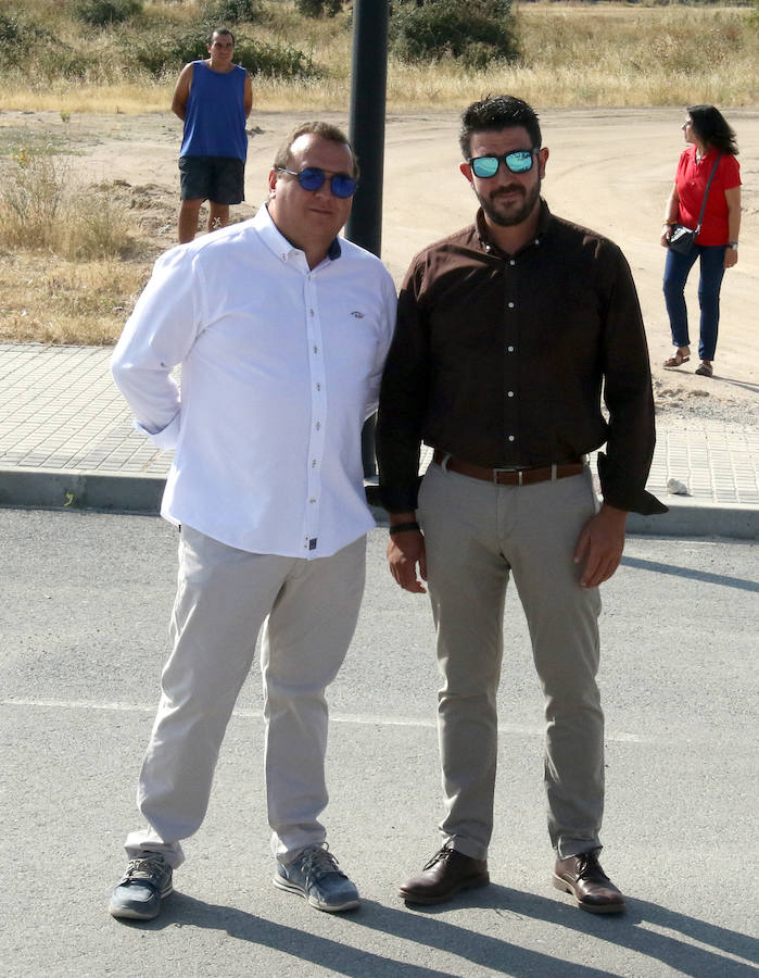 Fotos: La consejera Pilar del Olmo en la inauguración del polígono Valdeherrera en Villacastín