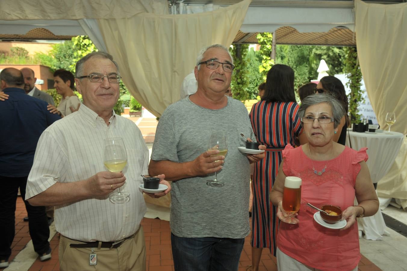 Miguel Ángel Cornejo, Antonio Presa y Carmen de la Fuente, de la Asociación de Vecinos Ribera de Curtidores.