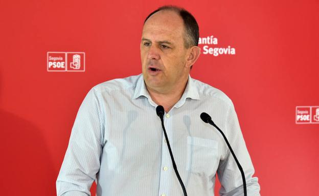 José Luis Aceves, secretario general del PSOE de Segovia.