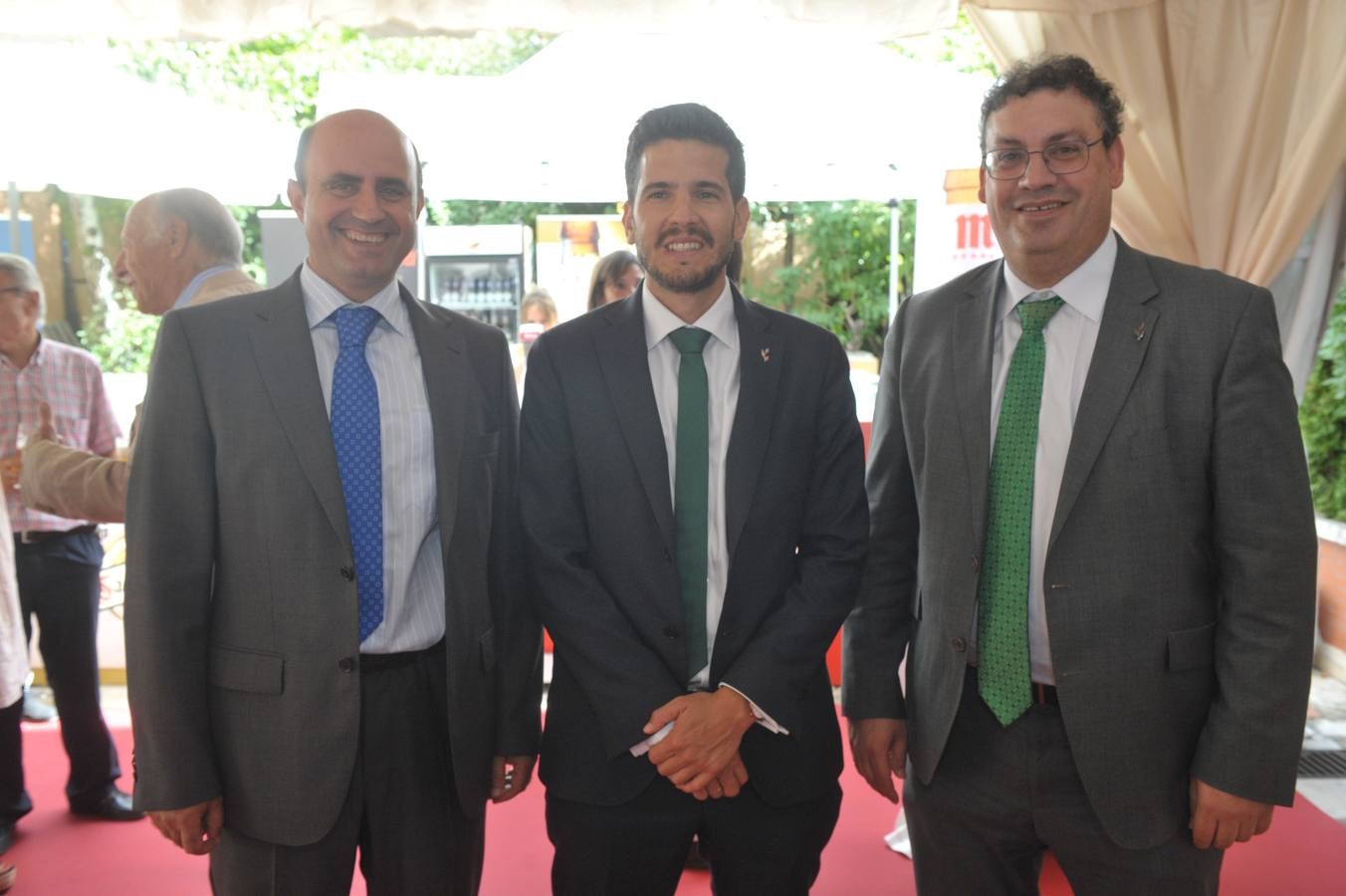 Javier Leal (Caja Rural de Burgos), Carlos Llano (Cajaviva) y Germán Martínez (Caja Rural de Burgos).