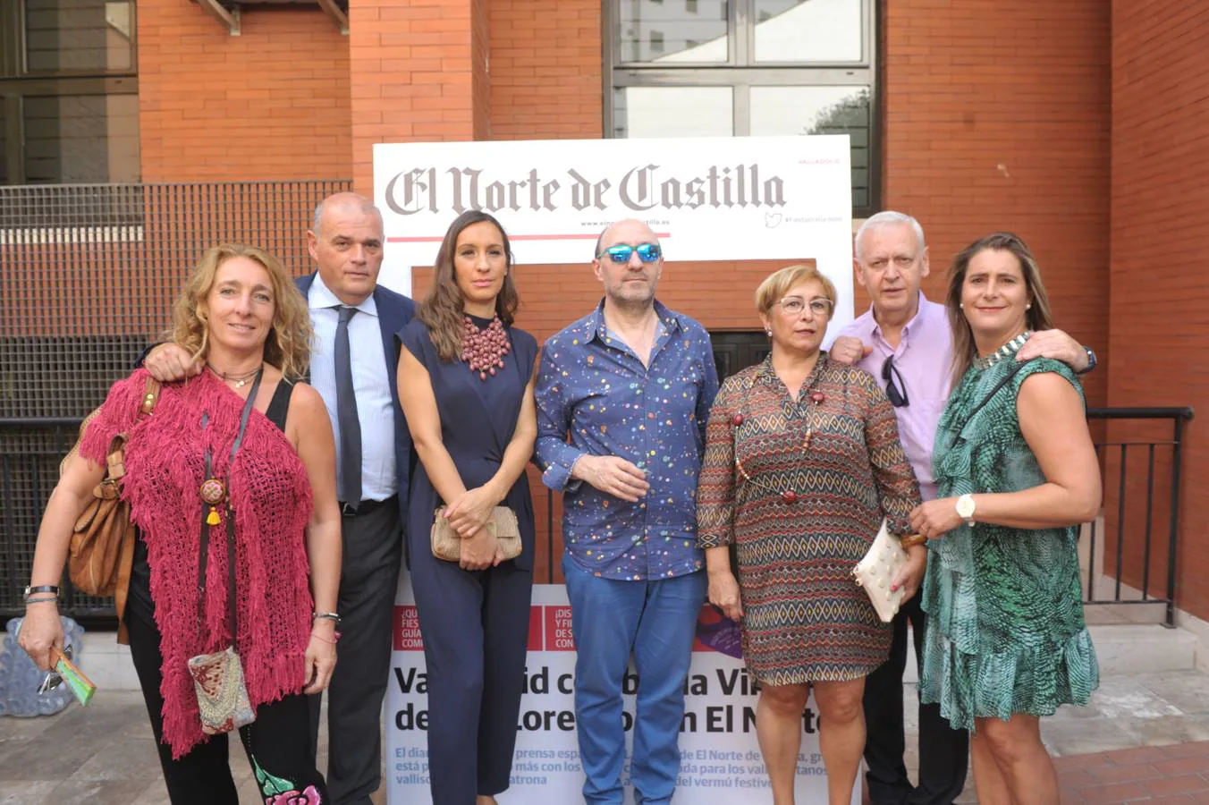 La junta directiva de Fecosva. Raquel Castaño, Javier Labarga, Virgina García, Jesús Herreras, Elvira Martín, Javier del Caño y Mila Aguado.