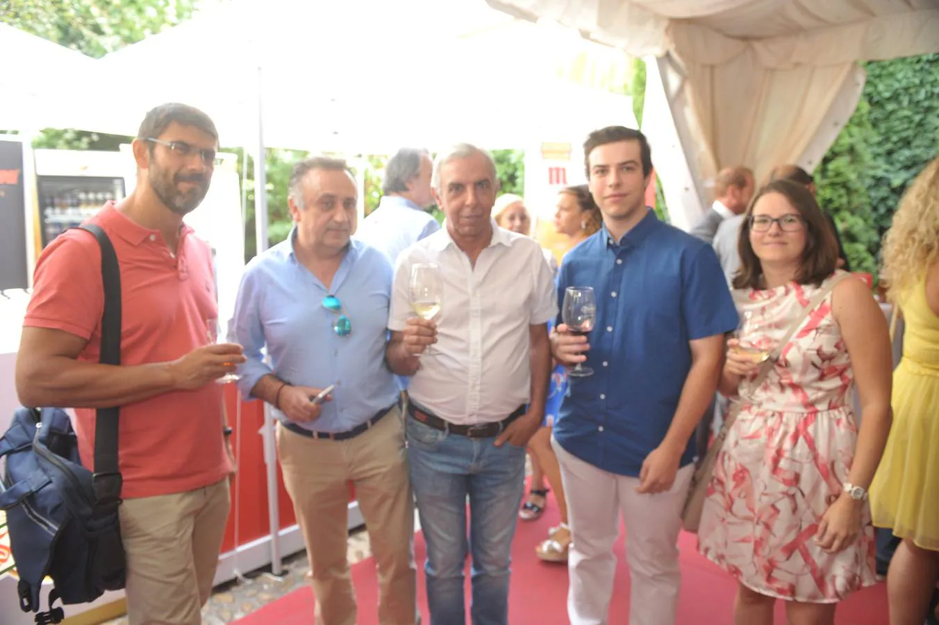 Roberto Zurro (Aspaym), Orlando de Diego (Villamediana Gestión), Francisco García (Arcoiris) y Ernesto García y Marta Martín, de Vivenza.