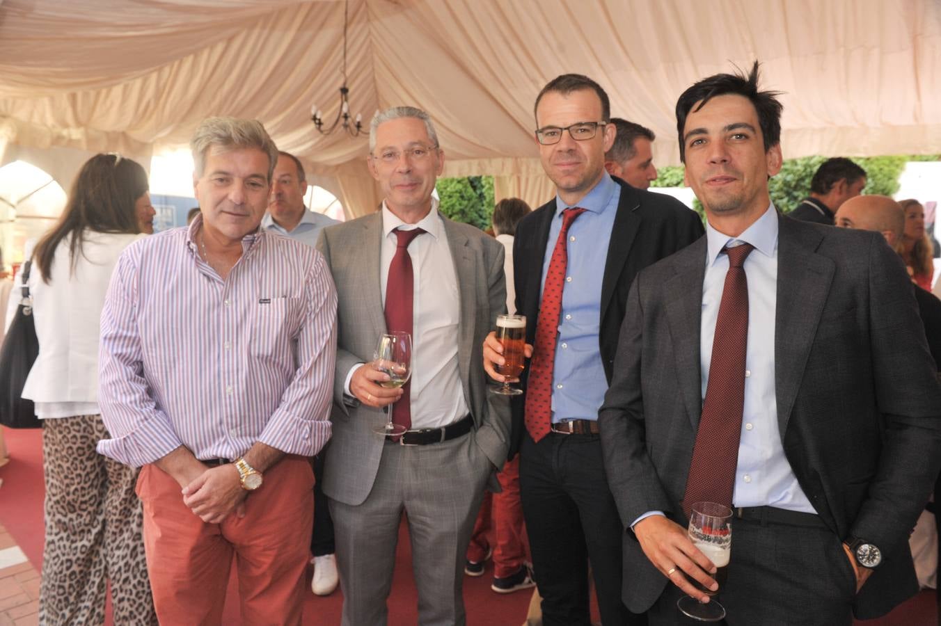 Ángel de las Heras, Anselmo Ariznavarreta, Jaime Braojos y José Manuel García, de Kutxabank.