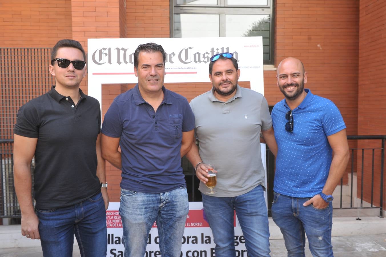 Manuel Nañez, José Liébana, Nacho García y Javier Casado, del equipo de Bricomart.