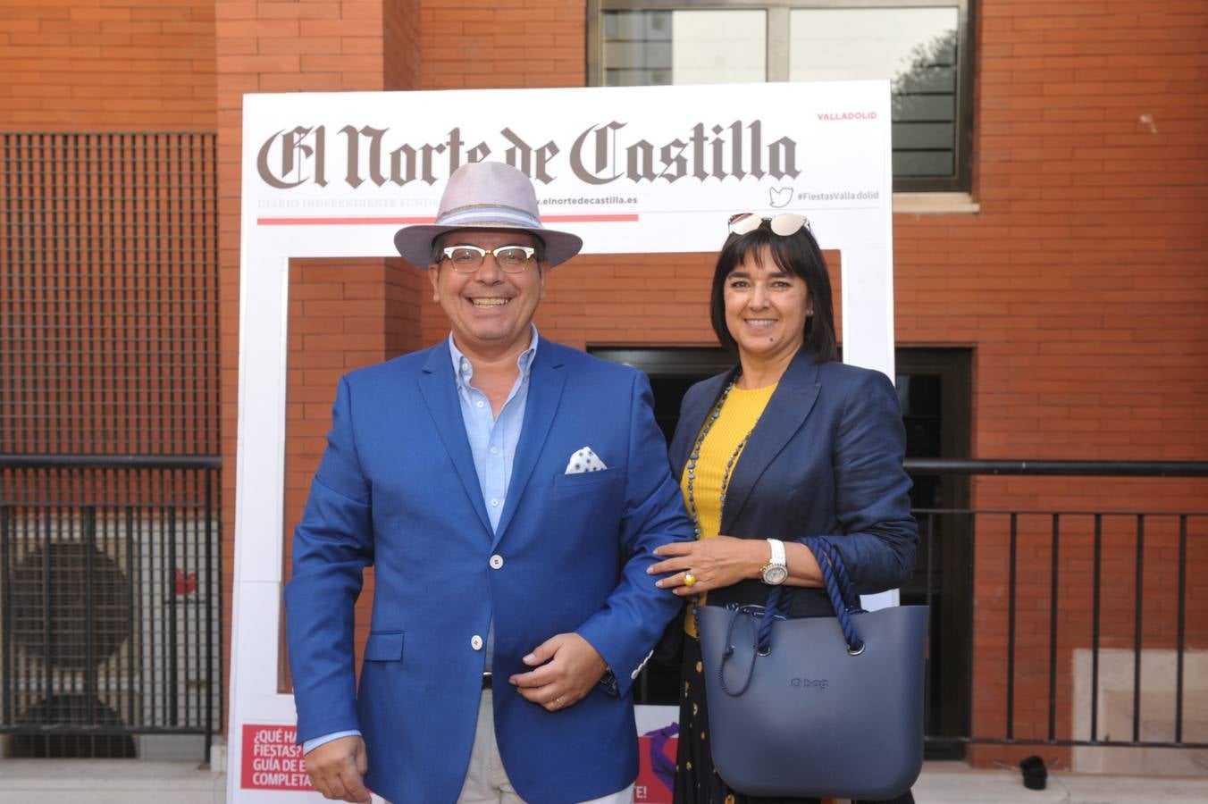 Juan Casado (Teatro Arcón de Olid) e Isabel Álvarez (Inmobiliaria Casaway).