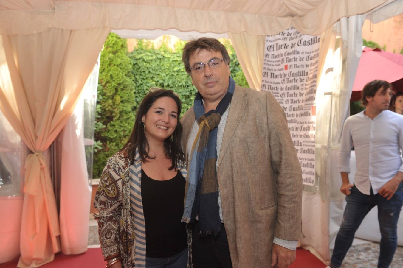 Elisa Ojeda (Colón de Carvajal) y el arquitecto Miguel Ángel Fonseca.