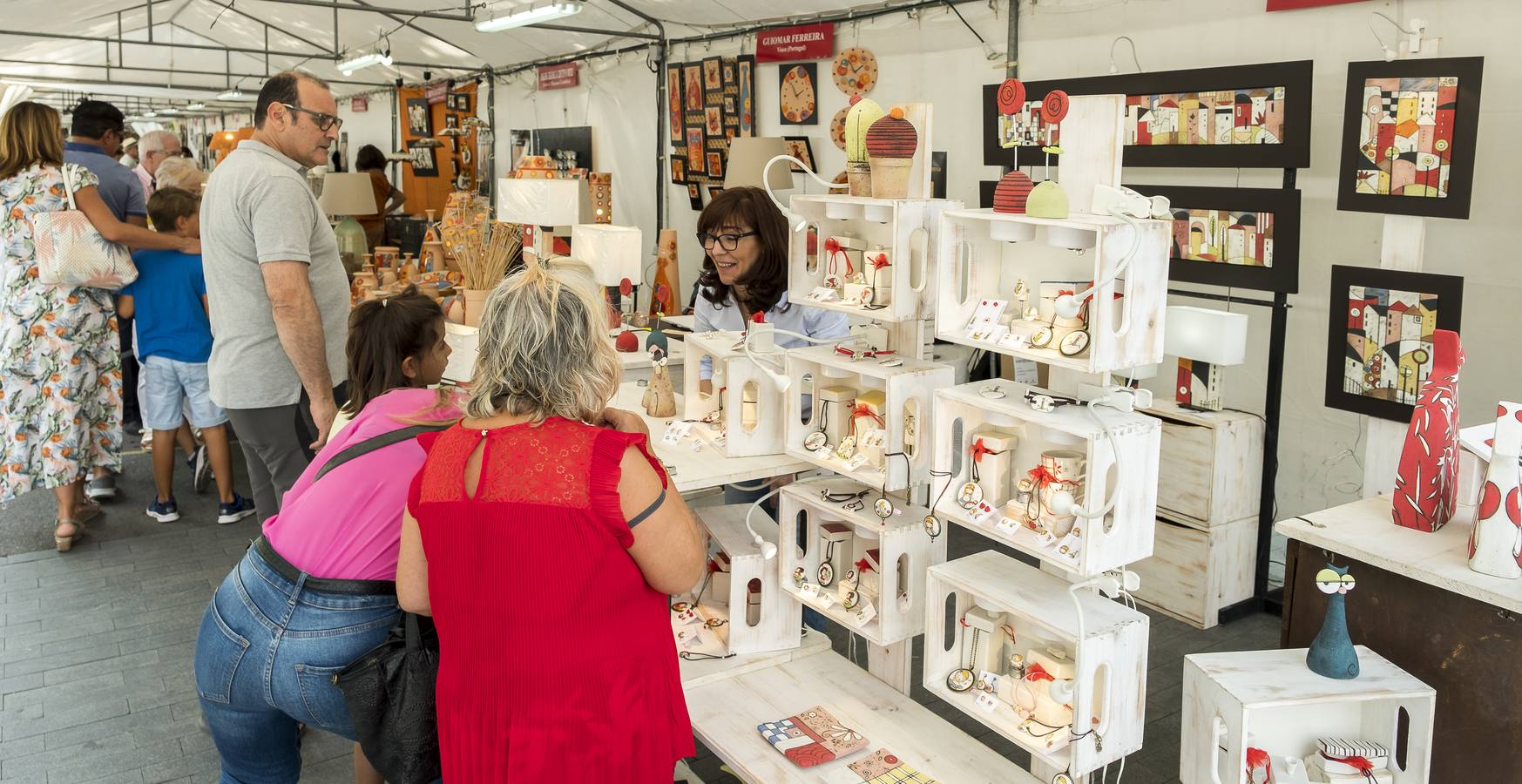 Inauguración de la Feria de la Cerámica.