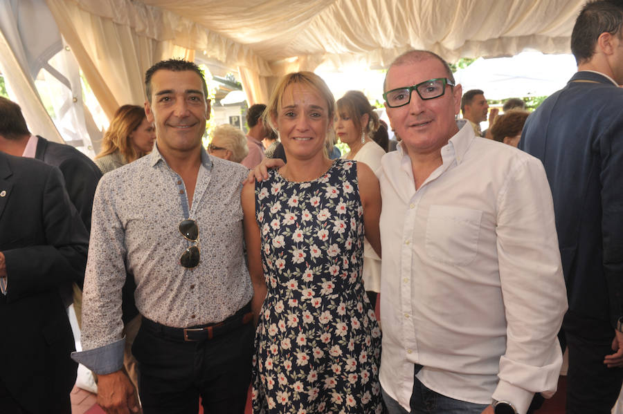 Carlos Canal (Cadena Cope), Beatriz Martínez y Alberto Guerrero, director comercial de Cope.