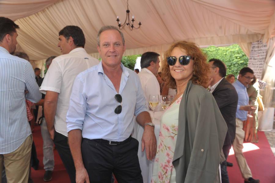 Fernando Gil e Irene García, aficionados taurinos de Salamanca.