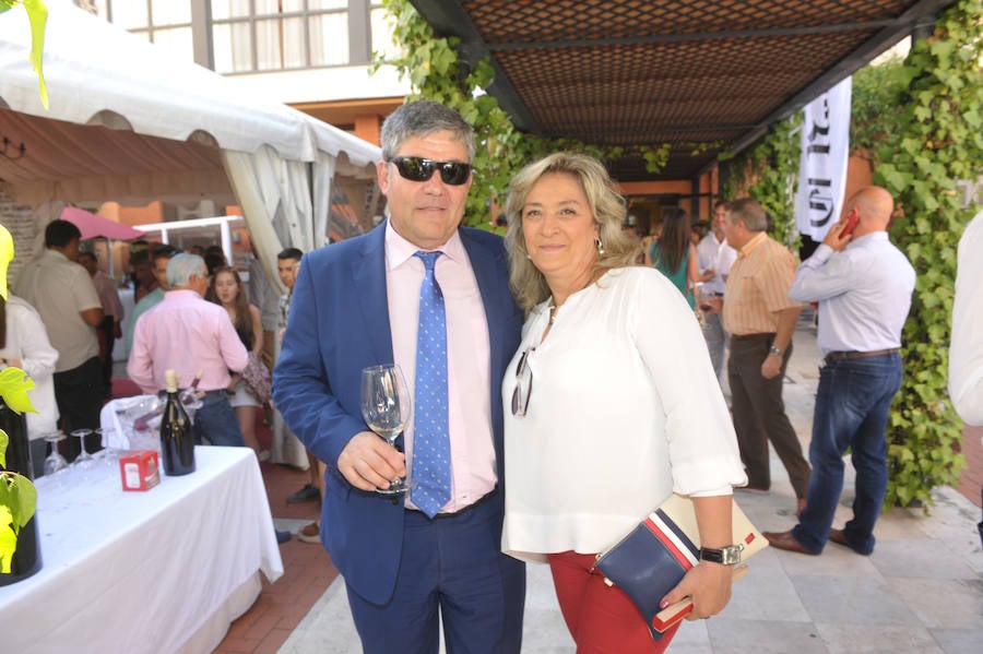 Carlos Blanco (Banco Santander) y Merche Espeso.