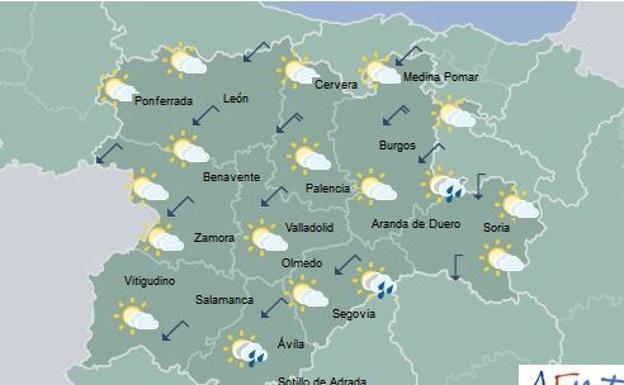Siete de las diez temperaturas mínimas en España se han registrado en Castilla y León