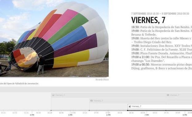 Consulta de forma interactiva el programa de fiestas del viernes día 7