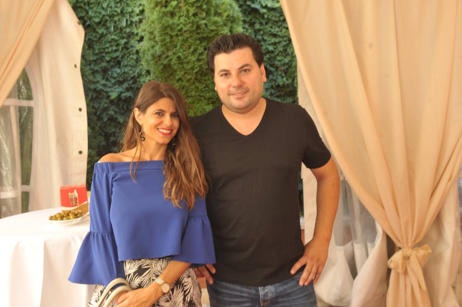 Elena García, de El Norte, y Rubén Gómez, del restaurante Cervantes.